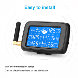 External Tyre Pressure Measuring System with 6 Sensors