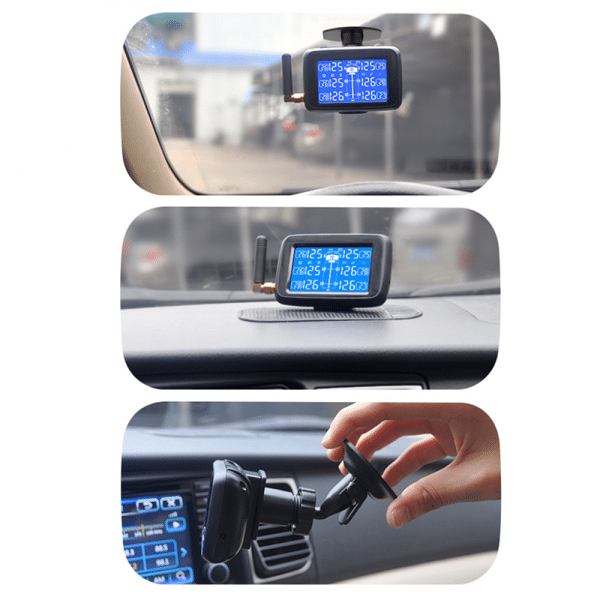 Rechargeable External Tyre Pressure Measuring System With 6 Sensors - Image 12