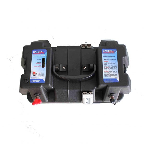Portable Battery Box For Deep Cycle AGM / Gel With Sockets - Image 5