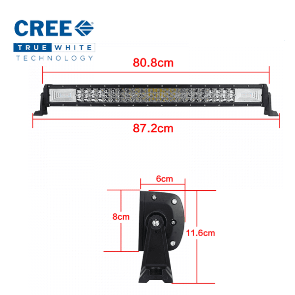 Projector Series Light Bar Combo 31.7"