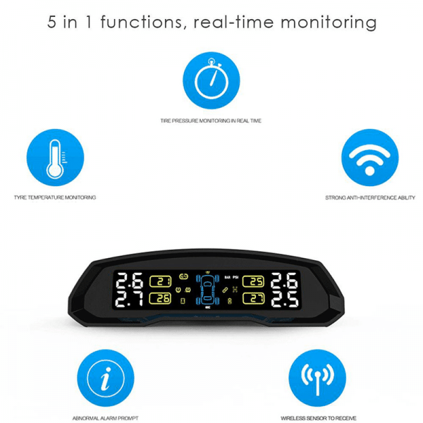 Solar Charging Internal Tyre Pressure Measuring System - Image 4