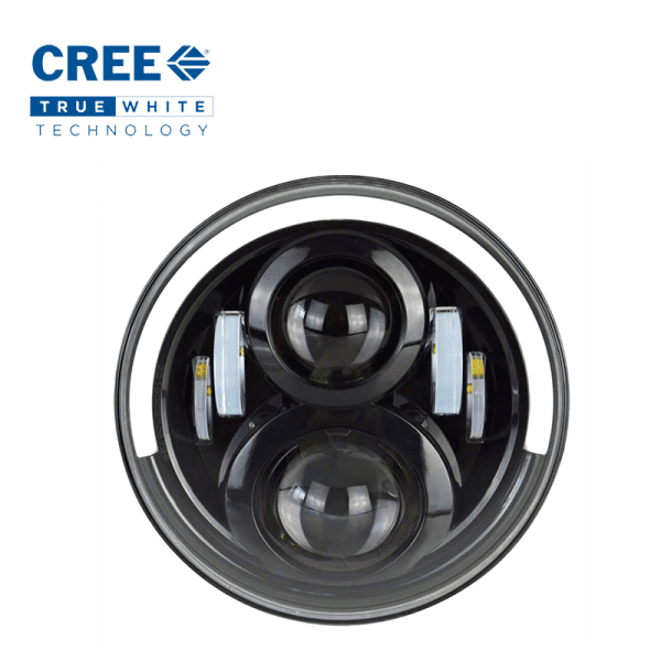 Pair Of Vortex Series Led Headlight 7" With DRL