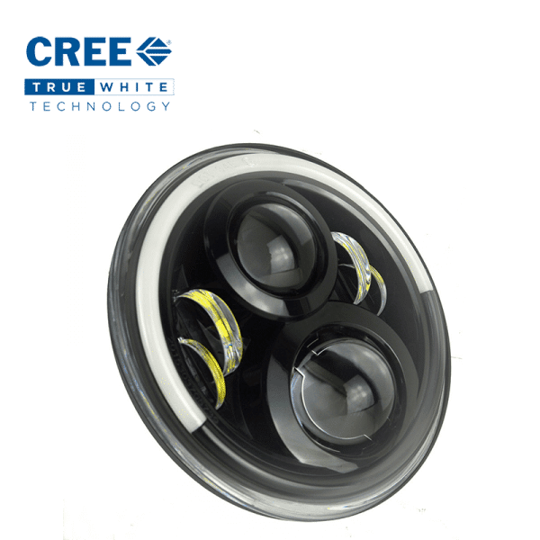 Pair Of Vortex Series Led Headlight 7" With DRL - Image 4