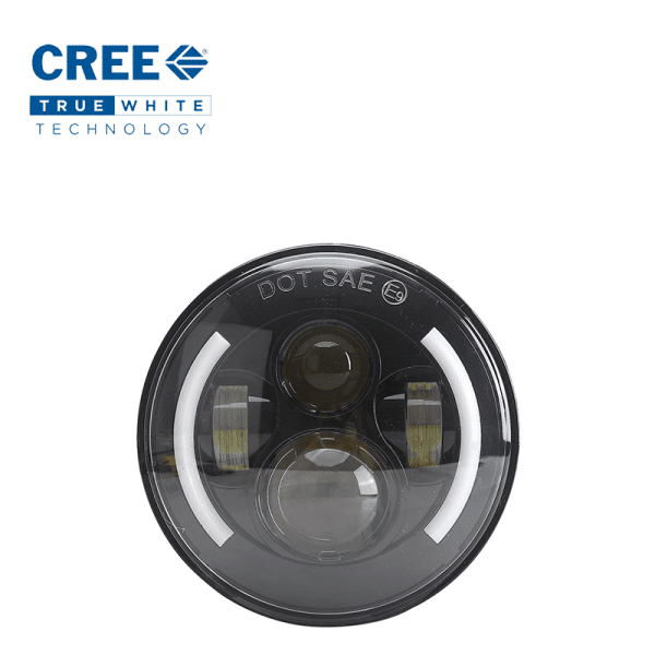 Pair Of Vortex Series Led Headlight 7" With DRL
