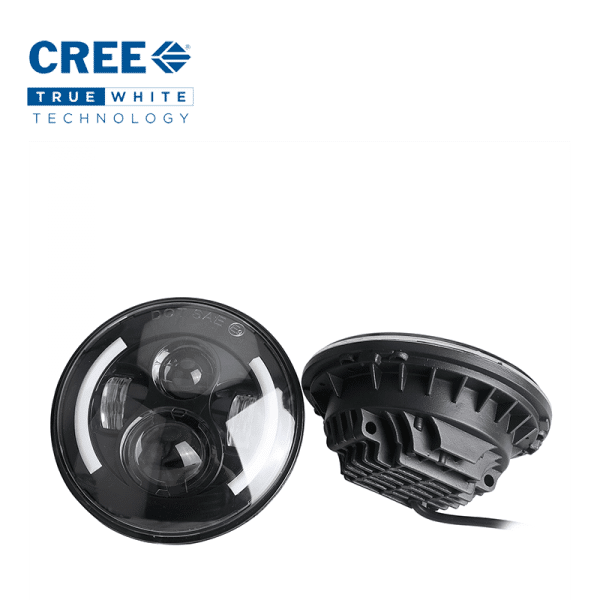 Pair Of Vortex Series Led Headlight 7" With DRL - Image 7