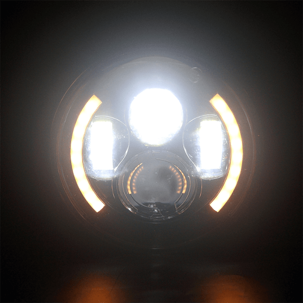 Pair Of Vortex Series Led Headlight 7" With DRL - Image 4