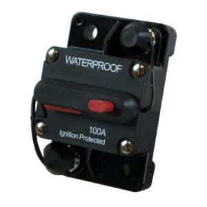 12V HiAmp 100A Manual Reset Circuit Breaker