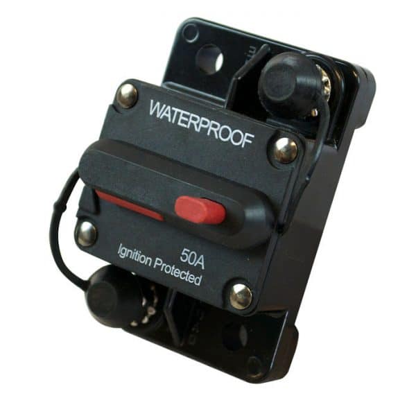 12V HiAmp 50A Manual Reset Circuit Breaker