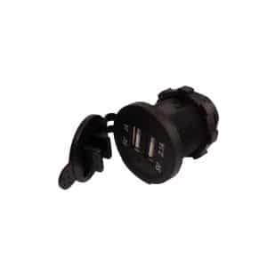 12 Volt Dual USB Accessory Socket 1A+2.1A
