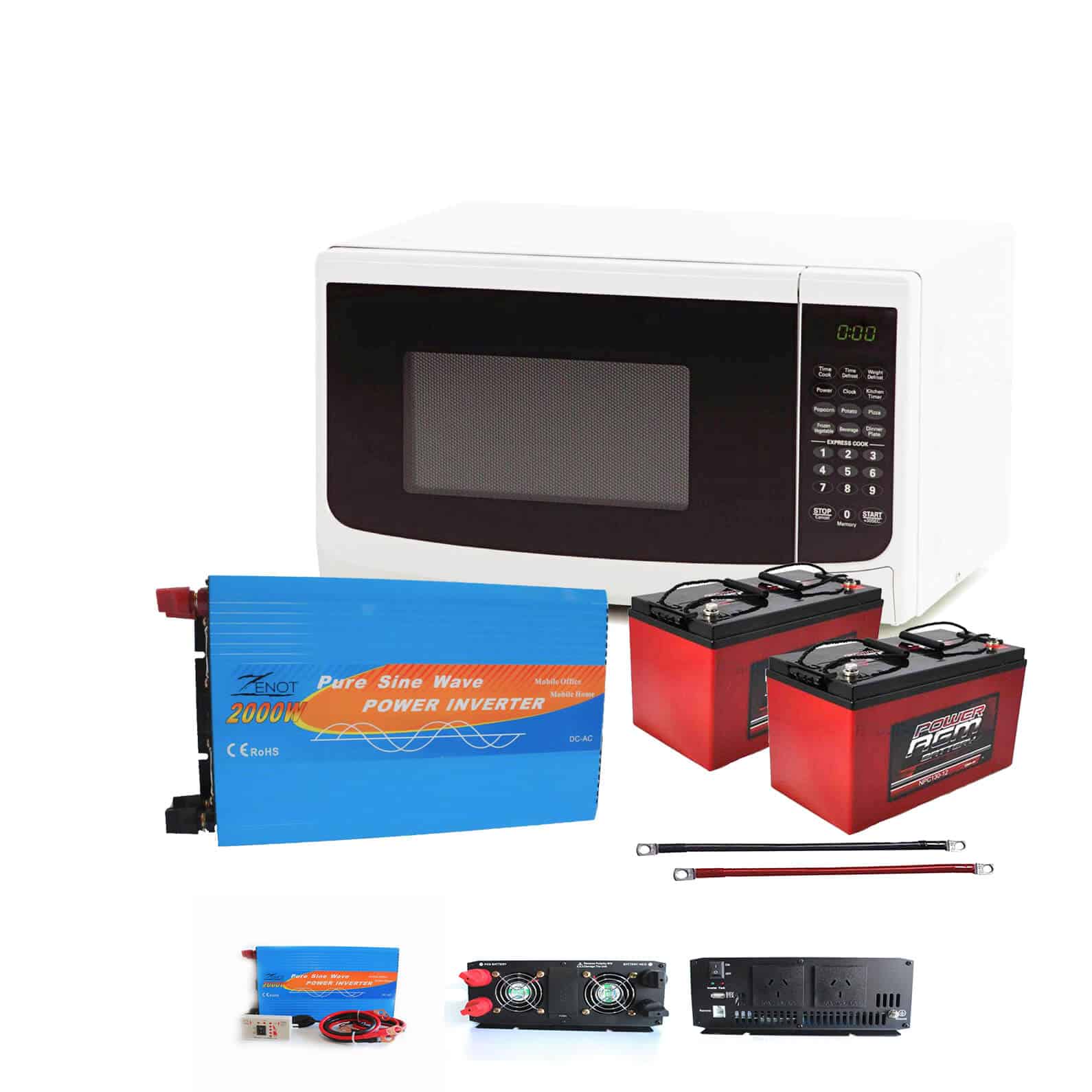 12 VOLT MOBILE MICROWAVE COMPLETE PACKAGE | All 12 Volt