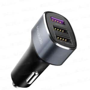3- Way 42W QC3.0 and Dual USB Smart Switch 4.8amp USB Car Charger