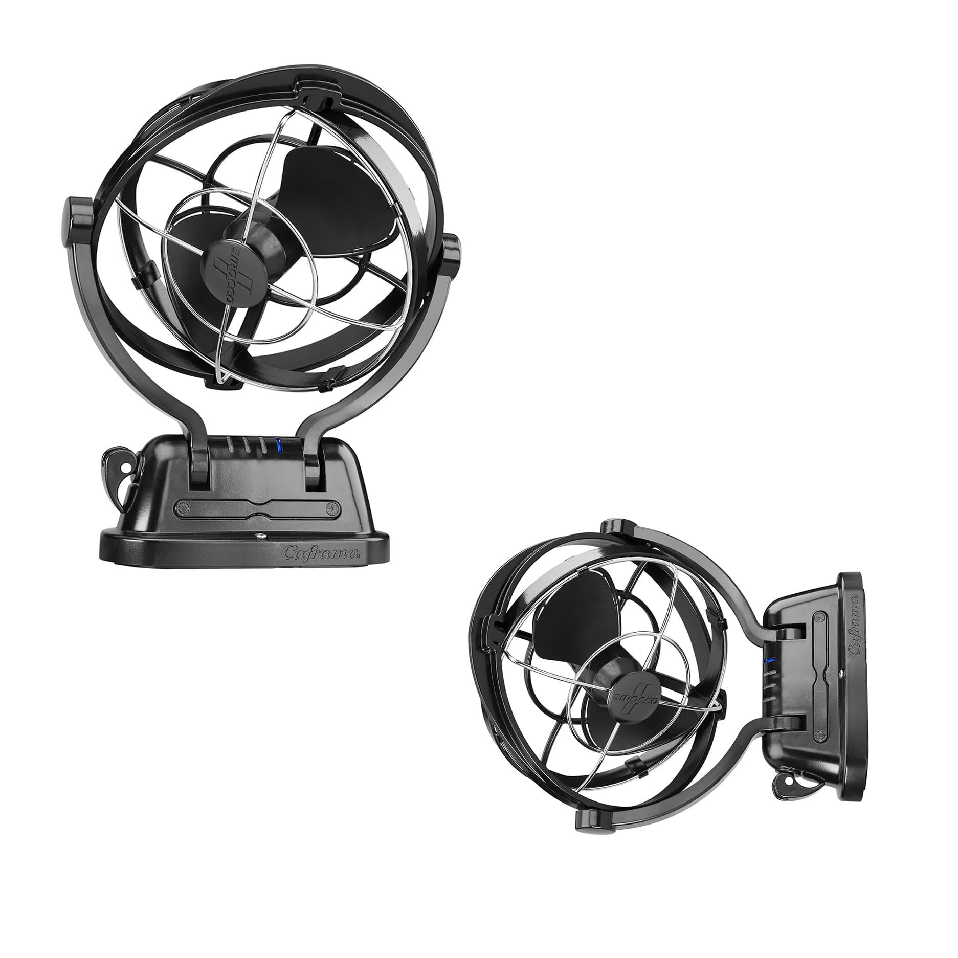 Buy 2 X 12/24V Sirocco Series II Cabin Fan (Black) Online | All 12 Volt