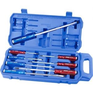 THRU-TANG SCREWDRIVER SET 8 PIECE