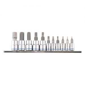 HEX SOCKET SET SHORT SERIES 11 PIECE 1/4 & 3/8 DRIVE - METRIC
