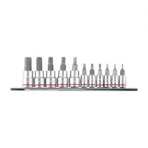 HEX SOCKET SET SHORT SERIES 11 PIECE 1/4 & 3/8 DRIVE - IMPERIAL