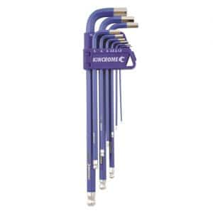 BALL POINT HEX KEY SET LONG SERIES 9 PIECE