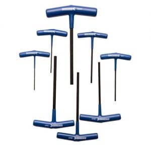 T-HANDLE HEX KEY SET 8 PIECE METRIC