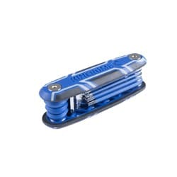 FOLDING HEX KEY SET 8 PIECE METRIC