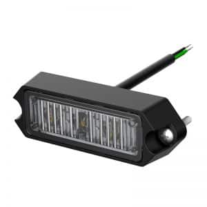 Raised 3-LED Strobe Emergency Lighting