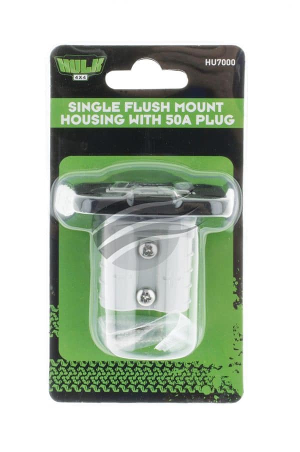 SINGLE FLUSH MOUNT HOUSING WITH 50amp ANDERSON STYLE PLUG - Image 3