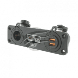 TRIPLE FLUSH MOUNT HOUSING 50a ANDO STYLE PLUG ACC SOCKET