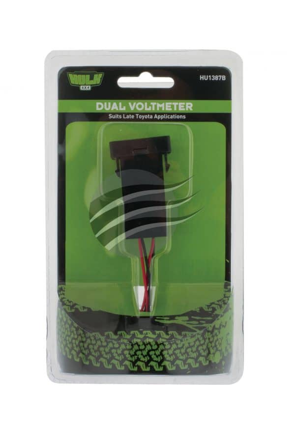 DUAL VOLTMETER OE RPL T/S LATE TOYOTA - Image 3
