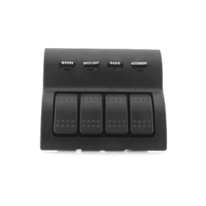 LED SWITCH ROCKER PANEL 4 WAY 4 X ON/OFF PREWIRED