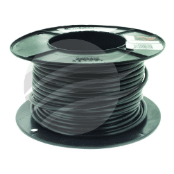 3mm TWIN CORE CABLE RED BLACK W/ BLACK SHEATH