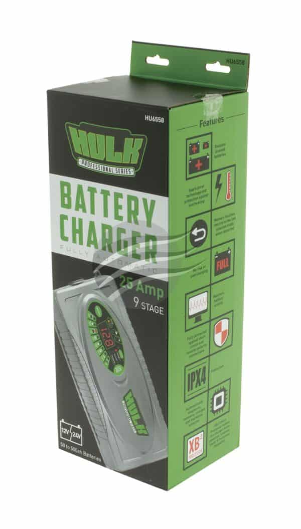 BATTERY CHARGER 12/24V 9 STAGE 25amp FULLY AUTOMATIC, BOOST - Image 3