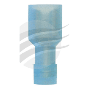 PKT 10 FEMALE BLADE TERMINAL 6.3mm FULLY INSUL NYLON COPPER