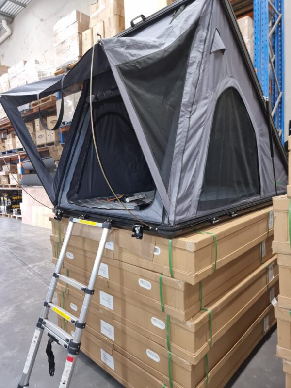 TRUE ADVENTURE OUTDOOR ALLOY ROOF TOP TENT CHARCOAL - Image 5