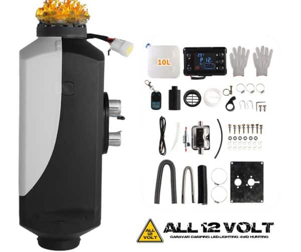 5KW Diesel Air Heater Tank Remote Thermostat Caravan Motorhome RV