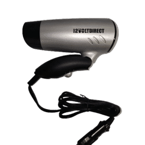12 Volt Direct Hair Dryer with Cigarette Lighter Plug 150 Watts