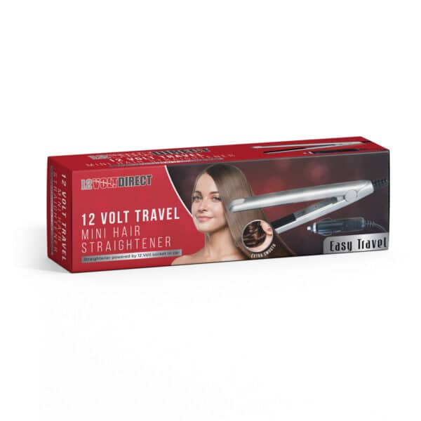 12 Volt Direct Hair Straightener with Cigarette Lighter Plug 150 Watts - Image 2